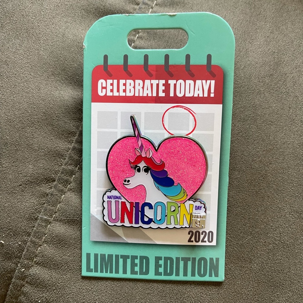 Disney national unicorn day pin 2020
